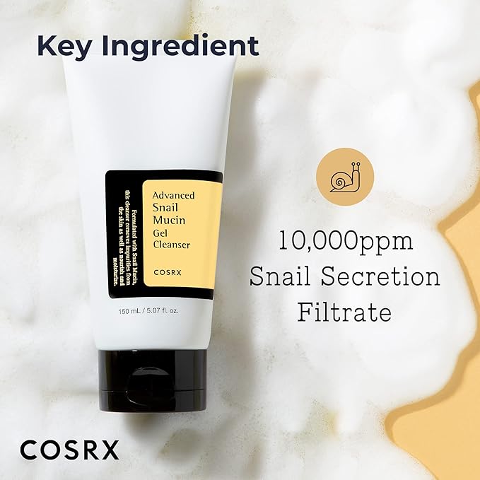 COSRX Advanced Snail Mucin Gel Cleanser, 5.07 Fl Oz / 150 mL | Rich Daily Deep Cleansing Gel for Dry & Sensitive Skin | Korean Skincare, Not Tested on Animals, No Parabens - Image 5